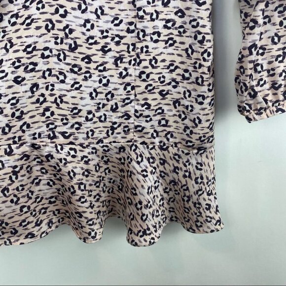 Avec Les Filles Leopard Ruffled Fit & Flare Dress - Picture 8 of 11